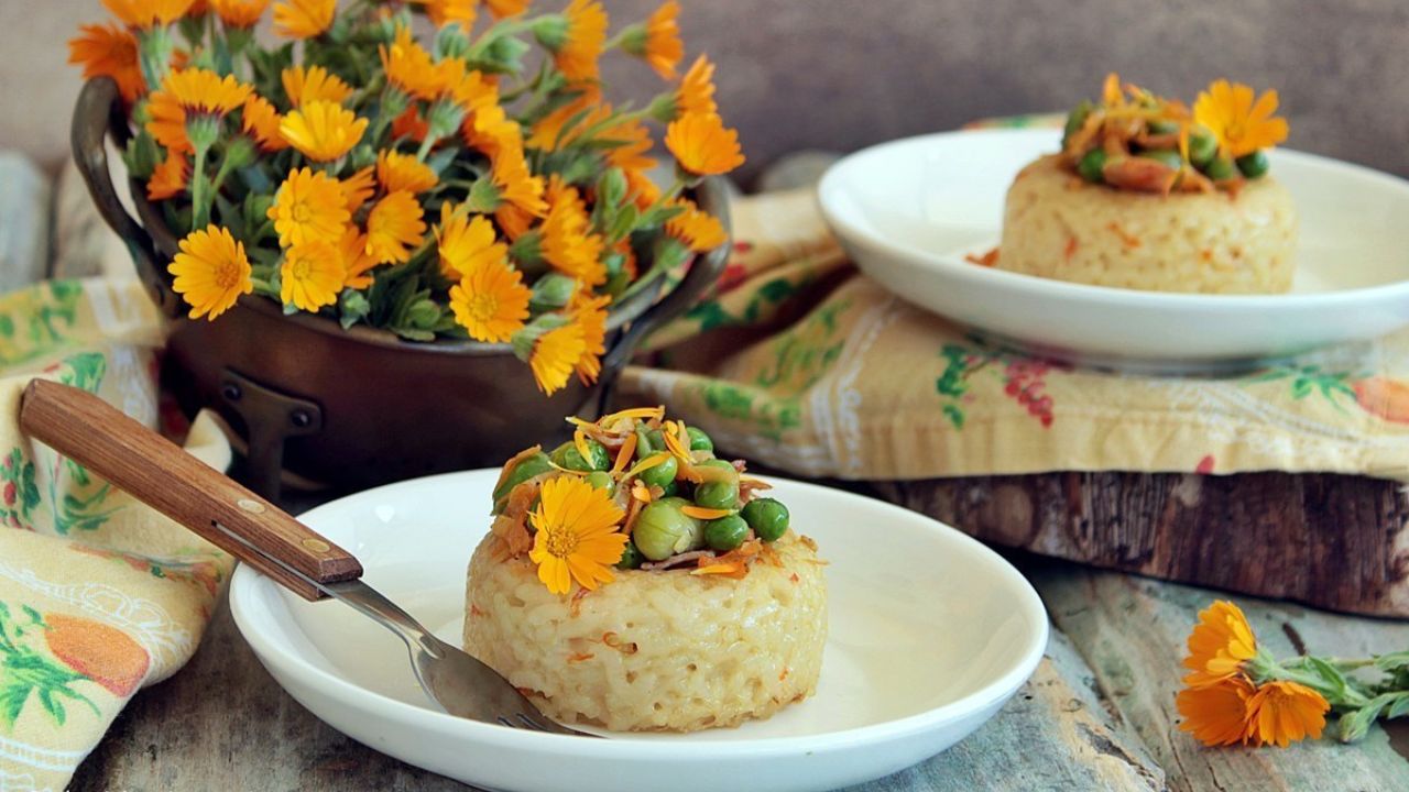 Risotto alla calendula