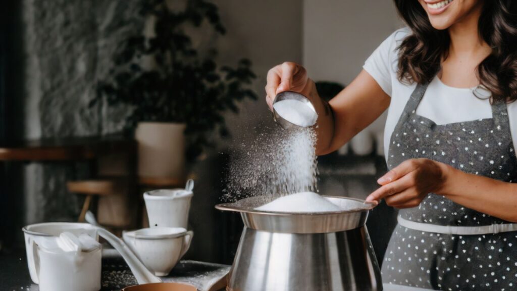 donna in cucina