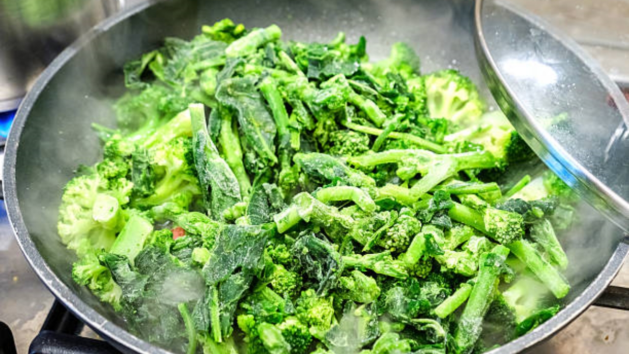 cime di rapa in padella