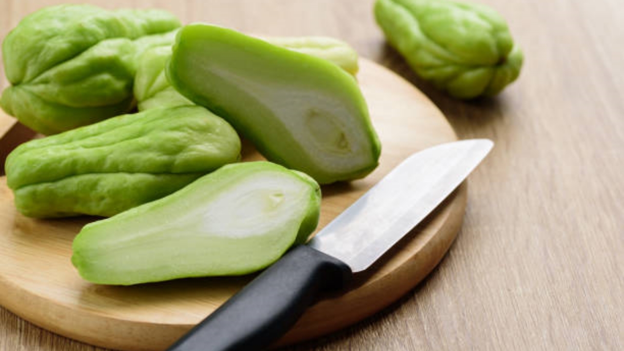 chayote tagliato