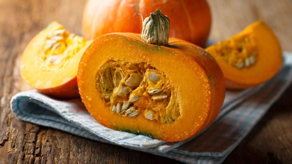 semi di zucca esposti